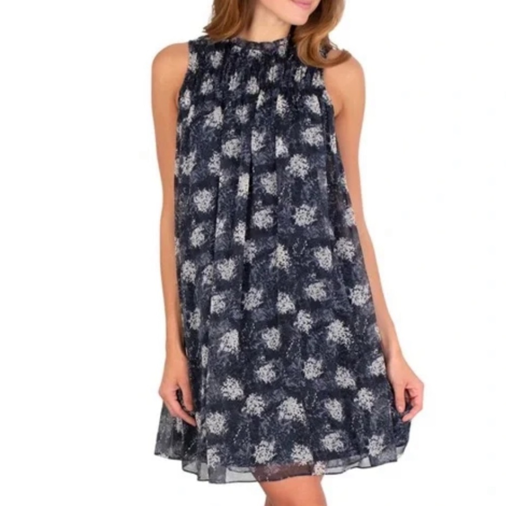Joie Sleeveless Mini Dress Baltic Print Women’s Size Medium